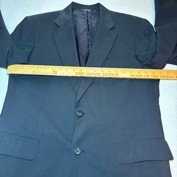 Brooks Brothers Brooksease 100% Wool Navy Sports Coat Suit Blazer Size 40 - Picture 4 of 9